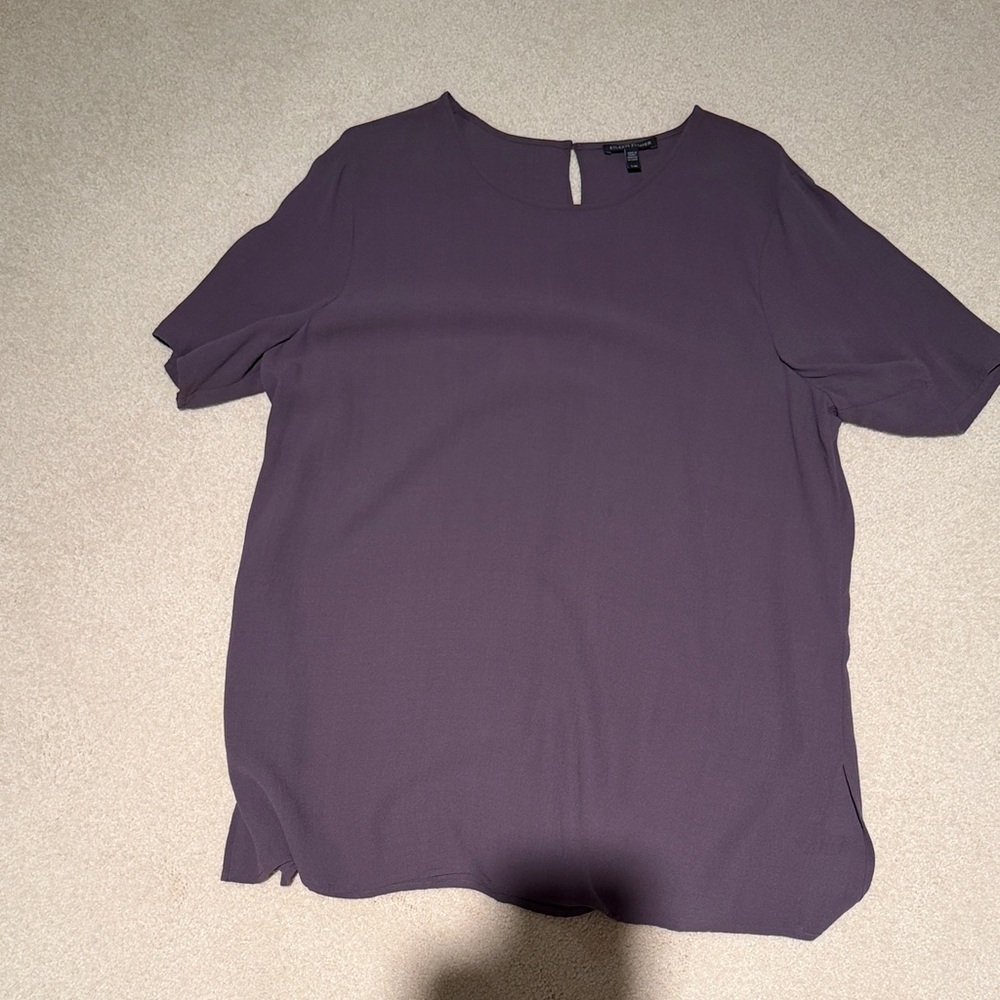 Eileen Fisher Purple Blouse